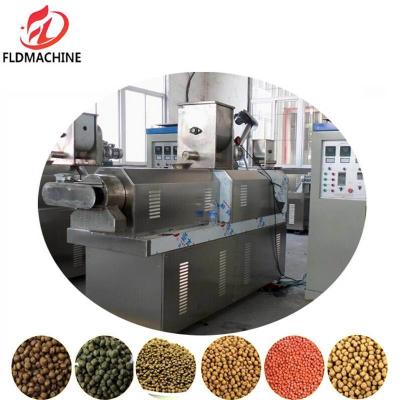 China Floating Fish Food Feed Production Line Machinery / Fish Food Making Machine for sale