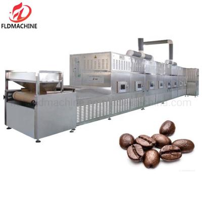 China Electric Heating Coco Beans Dryer with Microwave Energy Processing Line Machinery for sale