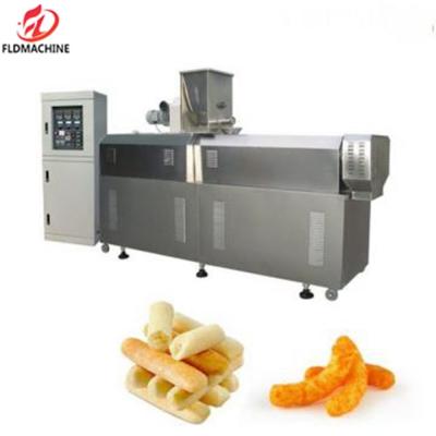 China Mild Processing Corn Puff Snack Extruder Machine for Grain Snack Making Manufacturing for sale