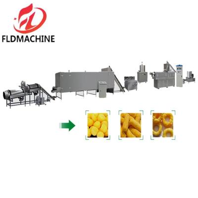 China Big Discount Maize Puff Extrude Machine Corn Rice Cheese Ball Puff Snack Food Making Machine for sale