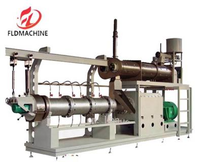 China Large Capacity Dog Cat Fish Pet Food Extruder Machine Production Line with Delta Electric Parts for sale