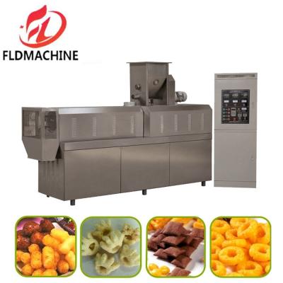 China Highly Rice Cracker Corn Snacks Making Machine Puffed Food Processing Line for Snacks for sale