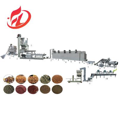 China Floating Fish Feed Production Line 2-3 Workers Required for Customer Requirements for sale