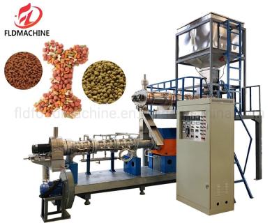 China Various Fish Floating Feed Machine Sinking Food Pellet Extruder Production Line for sale