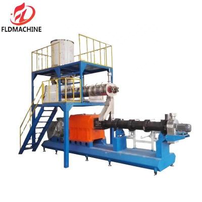 China Double-Shaft Floating and Sinking Animal Fish Feed Production Plant Making Machines Mixer Extruder Flavoring Equipment for sale