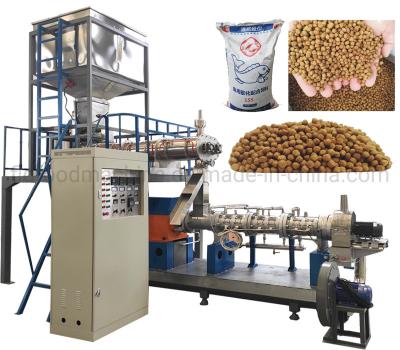 China Quality Assurance Export Dry Floating Fish Feed Food Processing Extruder Machine Fish Dog Pet Food Pellet Machine for sale