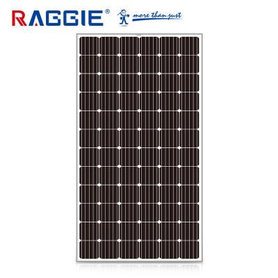 China Mono 300w Monocrystalline Silicon RAGGIE A Grade 5 Bus Solar Panel With High Efficiency for sale