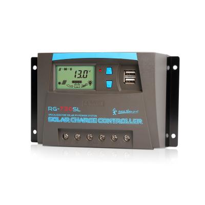 China Manual Solar Charger Controller RAGGIE 730SL (30A) PWM Auto Solar Charge Controller 12/24V High Efficiency for sale