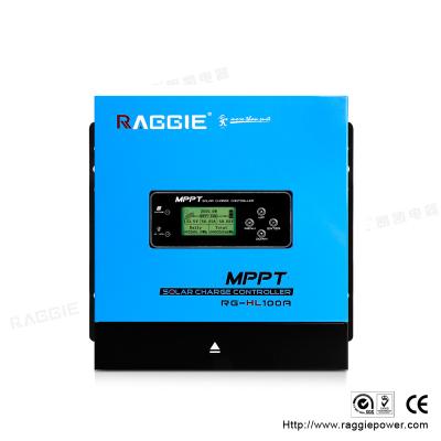 China Charger Controller RAGGIE 100A MPPT Solar Charging Controller 12/24/36/48V Lithium / Battery Acid Type With AVR Function for sale