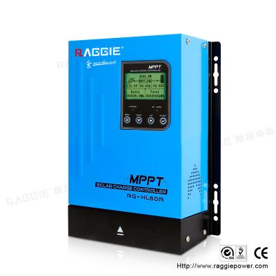 China Solar Charger Controller RAGGIE 50A 36Volt MPPT Controller Charging Lithium Battery /Acid Type Battery for sale