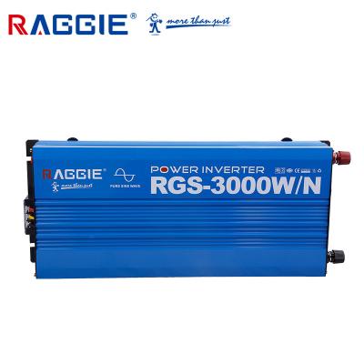 China RAGGIE 3000W Inverter 12V 24V Solar Panel Solar Inverter 36*22*15CM for sale