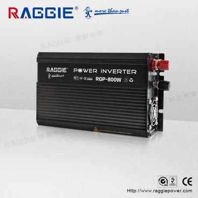 China RAGGIE 800W Modified Wave Power Inverter Connects To AC Battery 12V DC Power 0.063CBM/Ctn for sale