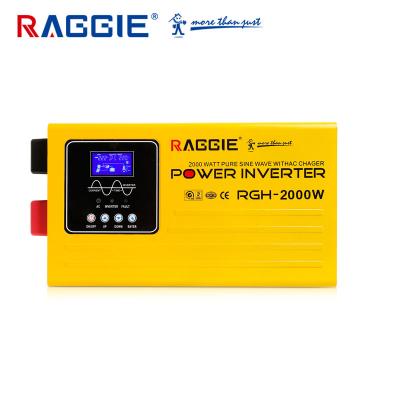 China RAGGIE Home Power Frequency DC To AC Inverter 2000w Sinve Pure Wave Inverter For Home System for sale