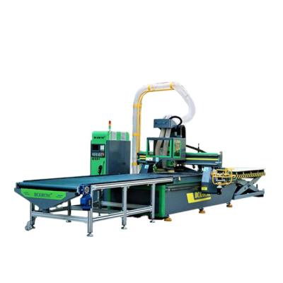 China Hotels cnc nesting 3d cnc router machine beam table with loading and unloading 3 axis grand cnc router 2060 for sale