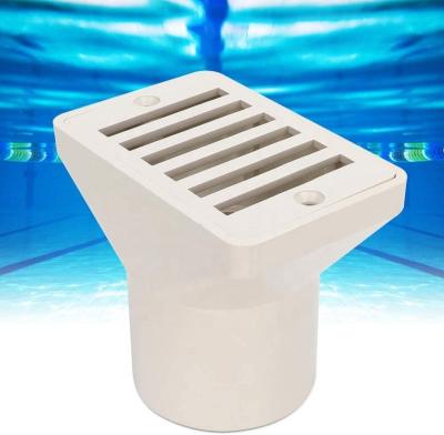 China Swimming Pool Accessories Waterproof Gutter Drain/Concrete Pool Factory Price Fitting Plastic Gutter Drain Outlet Equipment for sale