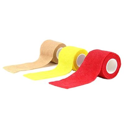 China Elasticity/4.5m Waterproof Self Adhesive Elastic Sports Tape Breathable/Protective Sports Bandage Non Woven Cohesive Bandage for sale