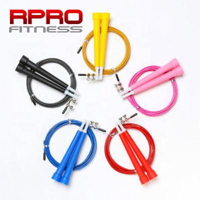 China Durable Private Label Skipping Rope Fitness Set Wire Skippping Rope for sale