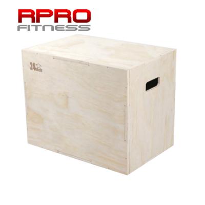 China Wholesales Gym Fitness Training 3 in 1 Wooden Boxes Plyo Jump Starters Crossfit Plyometric Training Supplier for sale