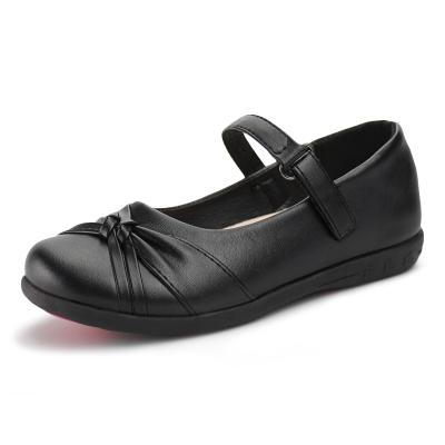 China Lightweight Kids Black Girl's Strap School Uniform Stylish Mary Jane Flat (Toddler/Little Kid) Shoe for sale