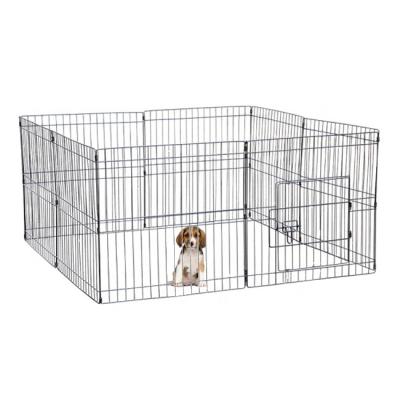 China Small Breathable Indoor Metal Dog Puppy Cat Playpen Foldable Rabbit Duck Pet Exercise Barrier Pen Enclosure for sale