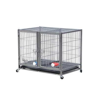 China Breathable Foldable Outdoor Heavy Duty Dog Crate Metal Dog Crate Large Dog Crate Crate for sale