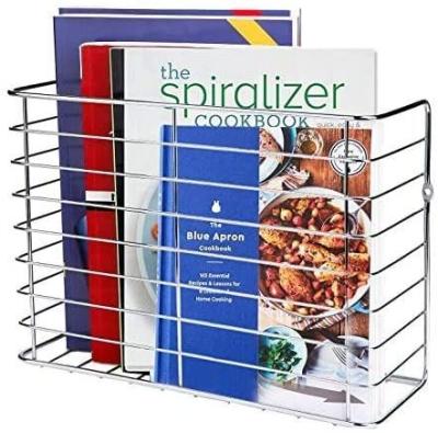 China Viable Organizer Basket Rack Metal Wire Door Mount Kitchen Storage and Cabinet and Pantry 2 Pack for sale