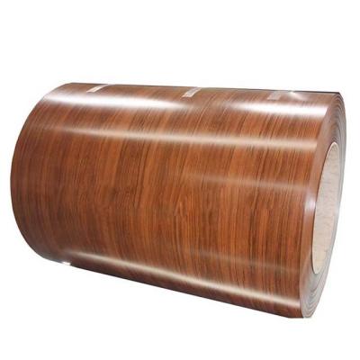 China Sandwich Panel Flower / Wooden Designed Pattern Printed PPGI Coil For Construction for sale