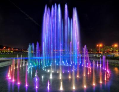 China Customized Large Lighted Music Outdoor Decorative Dancing Water Fountain for sale