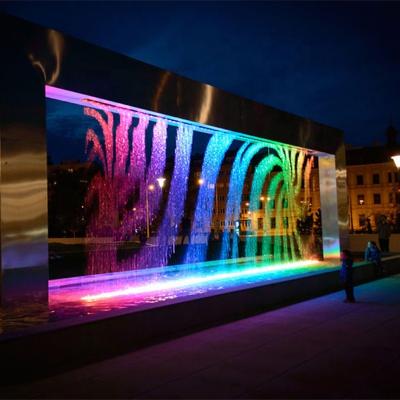 China Customized Digital Water Curtain Custom Music Water Fountain For Performance Show for sale