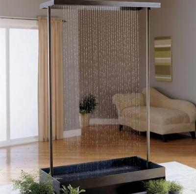 China Customized Garden / Indoor Rain Water Curtain Waterfall Fountain for sale