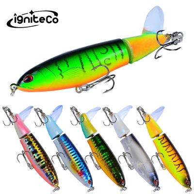 China 15g 11cm Tractor Tail Fishing Pencil Rotary Lure FL016 for sale