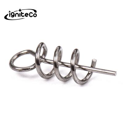 China Stainless Steel Soft Lure Spring Fishing Screw for sale