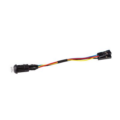 China 2.54mm pitch dupont assembly cable wire harness al electronic terminal led flexible strip light connectors for sale