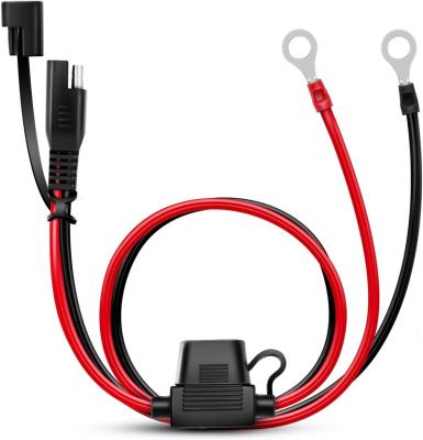 China Battery Panel SAE Power Ring Terminal Wire Harness Cable Extensions Charger Solar Battery Cables for sale