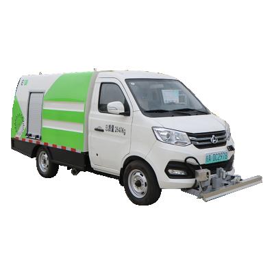 China Factory Philippines Automatic Street Wash Truck Floor Cleaning Sweeper High Pressure Type for sale