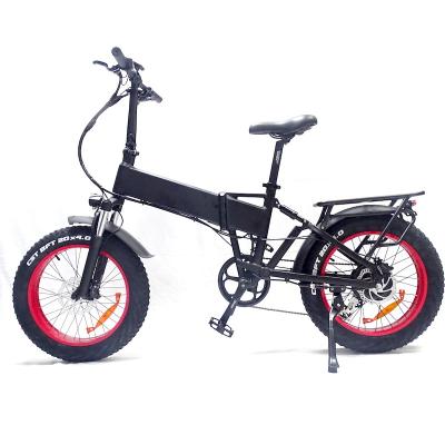 China Aluminum Alloy 20 Inch 48V 1000W 17.5Ah Lithium Battery Folding Electric Bicycle Ebike With Fat Tire Electric Bicycle for sale