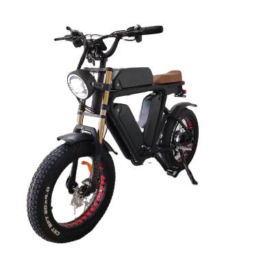 China Aluminum alloy e bike 1000w 16ah*3 lithium batteries suspension hydraulic brake 20