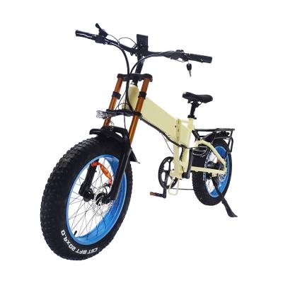 China Aluminum Alloy 48V 1000W Motor Fat Bike 17.5Ah Lithium Battery Electric Bicycle Folding Ebike for sale