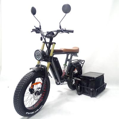 China Aluminum alloy 20 inch 48v 22ah 1000w fat tire electric bike ebike road bike city cargo bike electric ebike delivery for sale