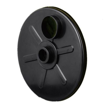 China Wheel Black Plastic Dust Cover For Lawn Mower Wheel for sale