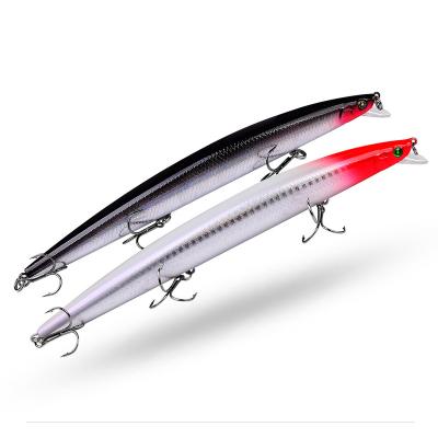 China ABS plastic 22g 18.5cm simulation floating hard minnow lures plastic fishing lures with 3d eyes for sale