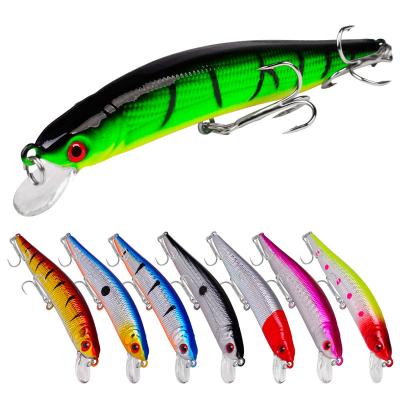 China Wholesale 10cm ABS Plastic 8.4g Hard Plastic Minnow Blink Sinking Design Inside Artificial Lure Jerkbait Diving Fishing for sale