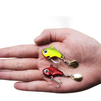 China Amazon Hot Sale 3d Metal Eyes 5g 7g 10g 14g 20g Long Tail Blade Spinners Mount Vib Fishinglures For Bass Trout for sale