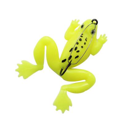 China ABS Hessian PVC 5g 6cm 11cm Top 22g PVC 5g 6cm 11cm Soft Water Frog Crank OEM Goture Frog Lure Fishing PVC Making Machine Lures for sale