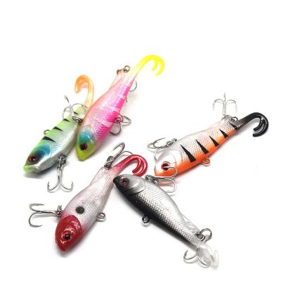 China Weihe 6.8cm ABS Plastic 14g 5 Colors Fishing Soft Lead Lure Plastic Soft Bait Lure for sale