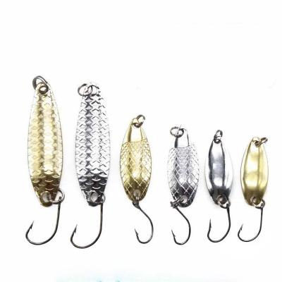 China Wholesale 1.5g 2g 5g Metal Floating Spoons Colorado Spinner Blades For Fishing Lures for sale