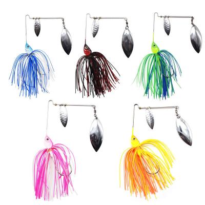 China Popular Trout Bass Artificial Hard Plastic Fishing de Peche 13g 17g Metal Amazon Lure Compound Spinner Spoon with Hook PESCA for sale