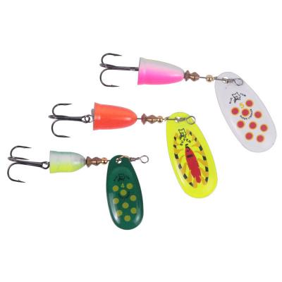 China Hessian 7.5cm 10g Metal Spoon Fish Lure Fishing Lure Metal Spinner Bait for sale