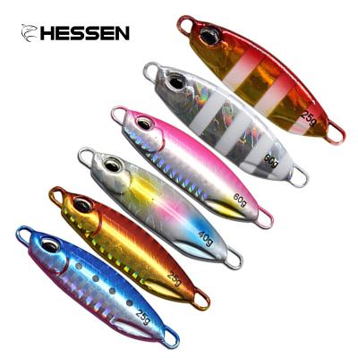 China Metal Saltwater Fishing Casting Jig 10g 15g 20g 25g 30g 40g 60g Shore And Boat Lure Casting Bait for sale