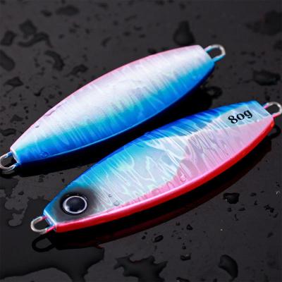 China Metal Lead Japan Shore 40g 60g 80g 100g Luminous Mackerel Jig Fishing Lures Saltwater Fishing Tackle Jig Building Jig for sale